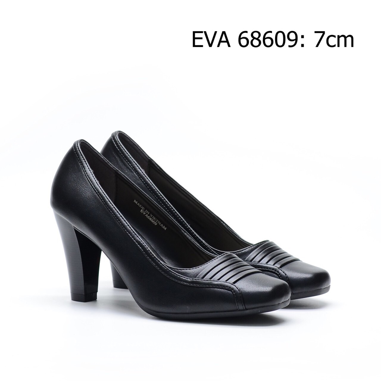 Giày cao gót EVA68609 mũi vuông kiểu dáng mới